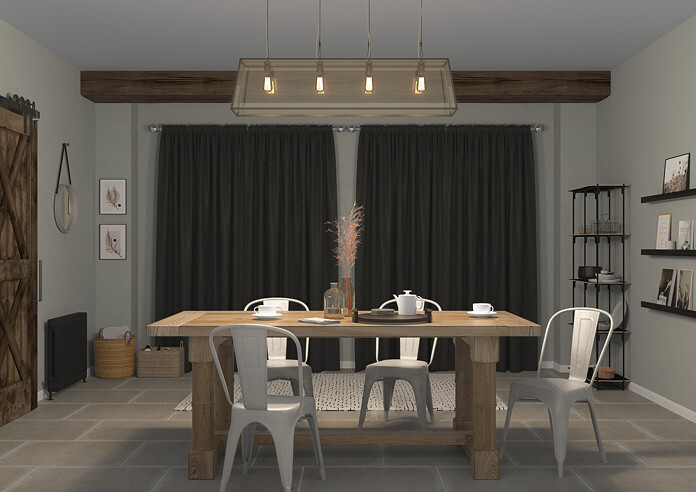 Kent, Black - Made to Measure Curtains - Image 7